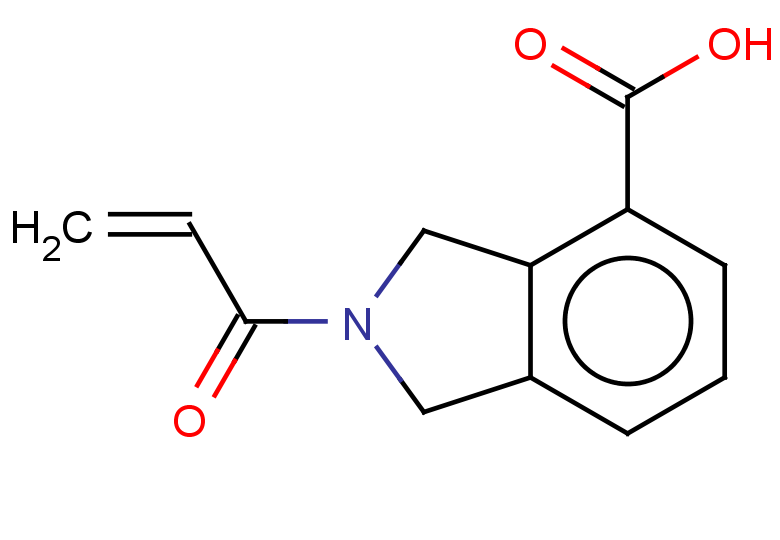 2-(prop-2-enoyl)-2,3-dihydro-1H-isoindole-4-carboxylic acid