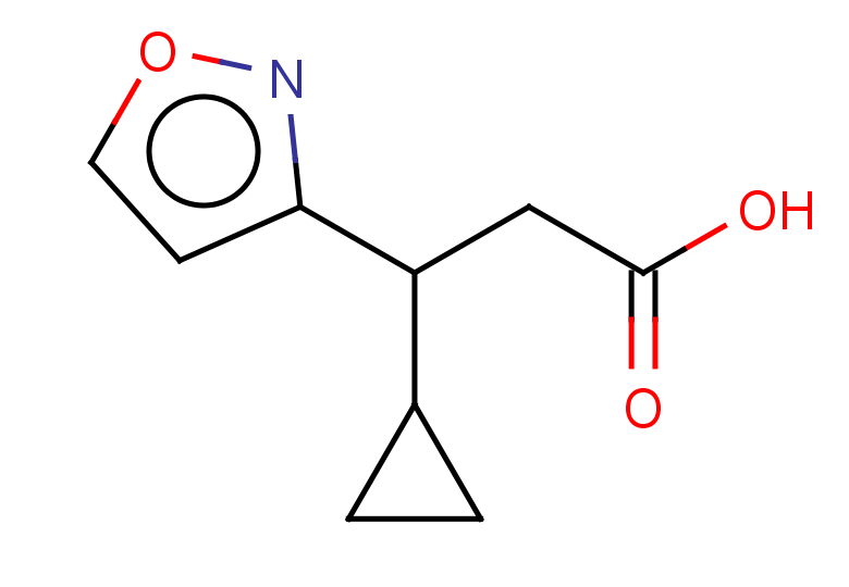 3-cyclopropyl-3-(1,2-oxazol-3-yl)propanoic acid