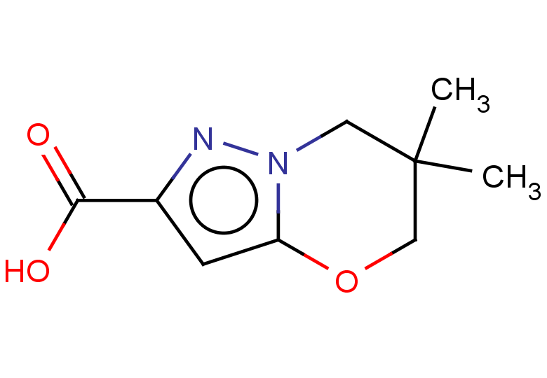 6,6-dimethyl-5H,6H,7H-pyrazolo[3,2-b][1,3]oxazine-2-carboxylic acid