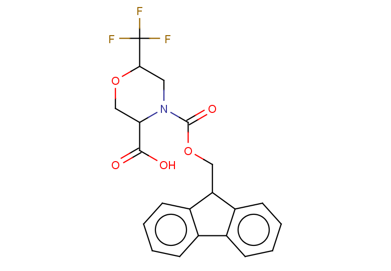 4-[(9H-fluoren-9-ylmethoxy)carbonyl]-6-(trifluoromethyl)morpholine-3-carboxylic acid