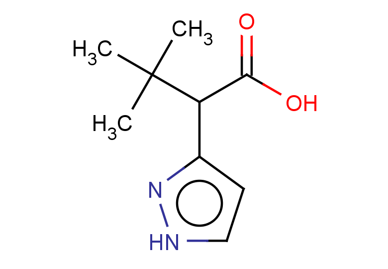 3,3-dimethyl-2-(1H-pyrazol-3-yl)butanoic acid