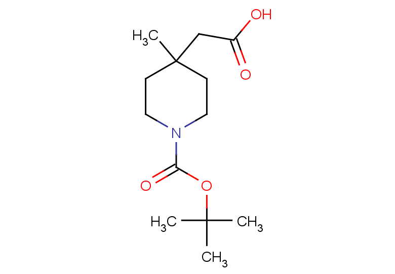 2-{1-[(tert-butoxy)carbonyl]-4-methylpiperidin-4-yl}acetic acid