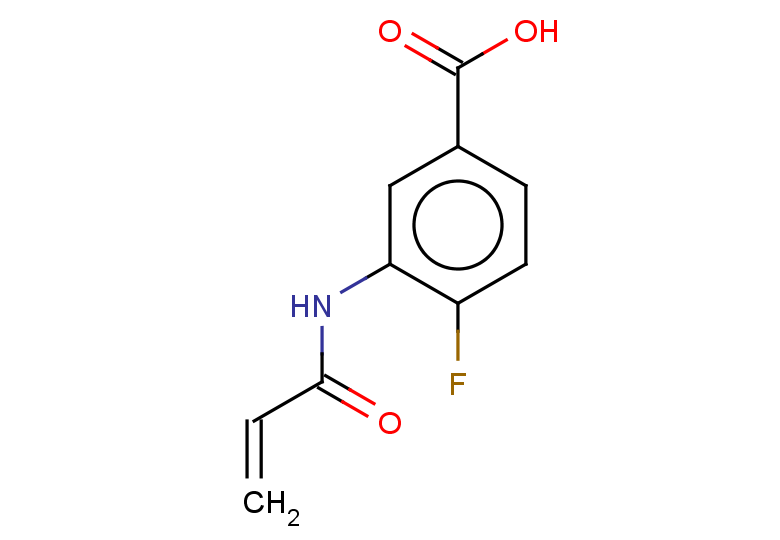 4-fluoro-3-(prop-2-enamido)benzoic acid