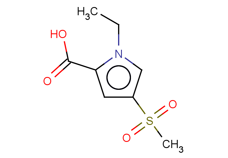 1-ethyl-4-methanesulfonyl-1H-pyrrole-2-carboxylic acid