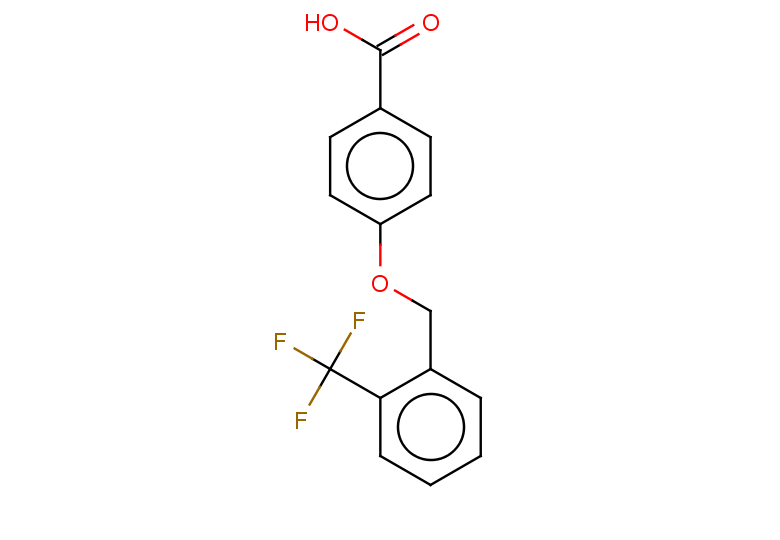 4-{[2-(trifluoromethyl)phenyl]methoxy}benzoic acid