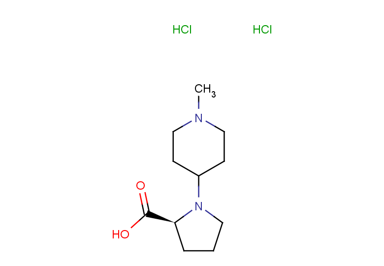 (2S)-1-(1-methylpiperidin-4-yl)pyrrolidine-2-carboxylic acid dihydrochloride