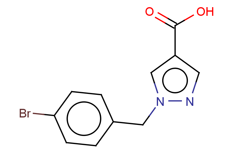1-[(4-bromophenyl)methyl]-1H-pyrazole-4-carboxylic acid
