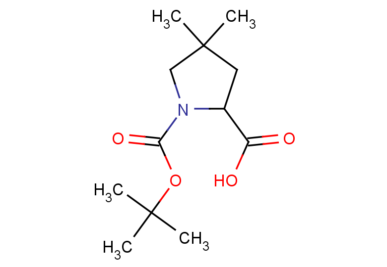 1-[(tert-butoxy)carbonyl]-4,4-dimethylpyrrolidine-2-carboxylic acid