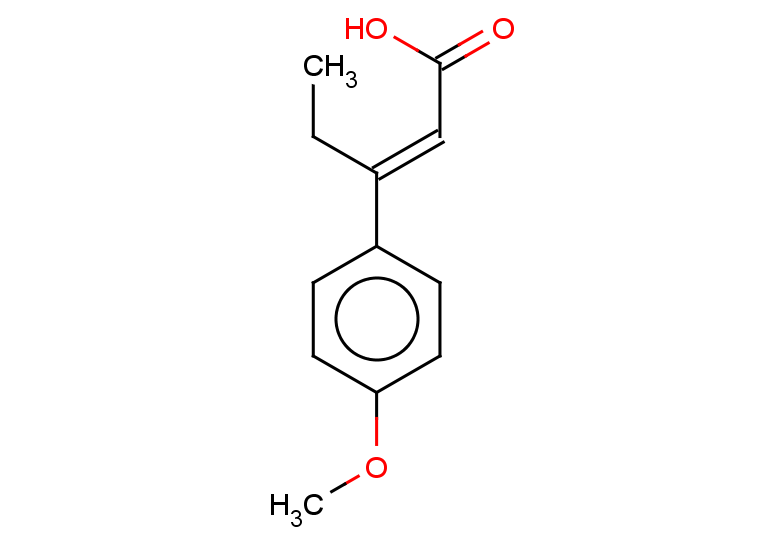 (2E)-3-(4-methoxyphenyl)pent-2-enoic acid
