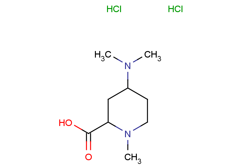 4-(dimethylamino)-1-methylpiperidine-2-carboxylic acid dihydrochloride