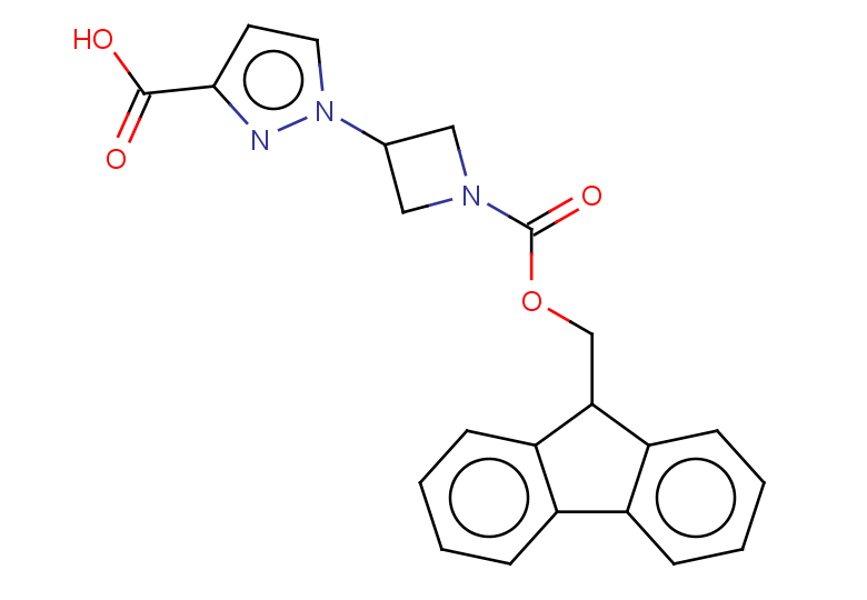 1-{1-[(9H-fluoren-9-ylmethoxy)carbonyl]azetidin-3-yl}-1H-pyrazole-3-carboxylic acid