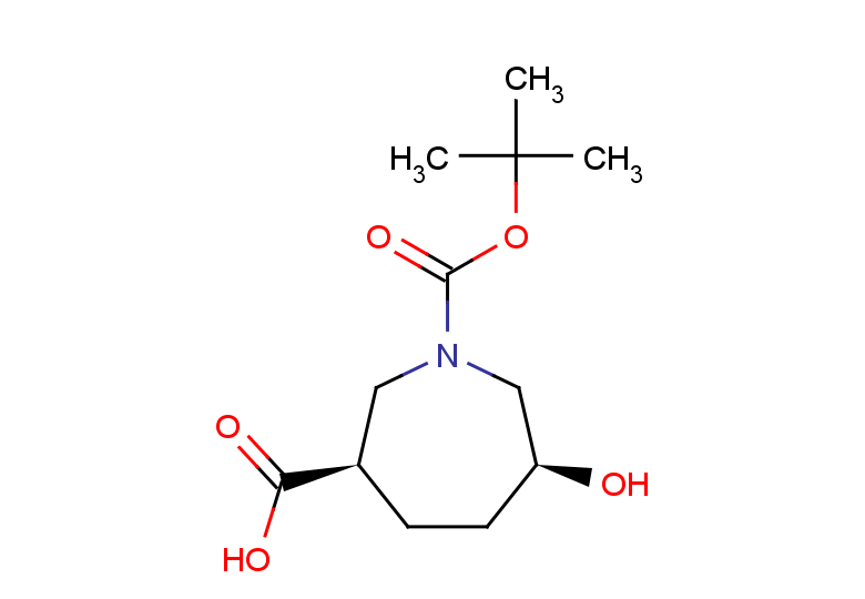 (3R,6S)-1-[(tert-butoxy)carbonyl]-6-hydroxyazepane-3-carboxylic acid