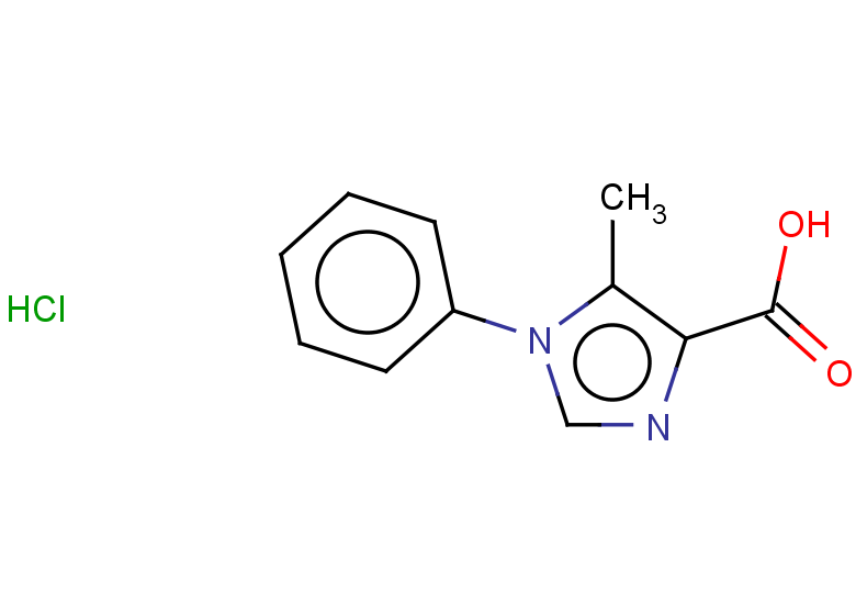5-methyl-1-phenyl-1H-imidazole-4-carboxylic acid hydrochloride