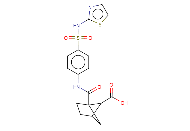 1-({4-[(1,3-thiazol-2-yl)sulfamoyl]phenyl}carbamoyl)bicyclo[2.1.1]hexane-5-carboxylic acid