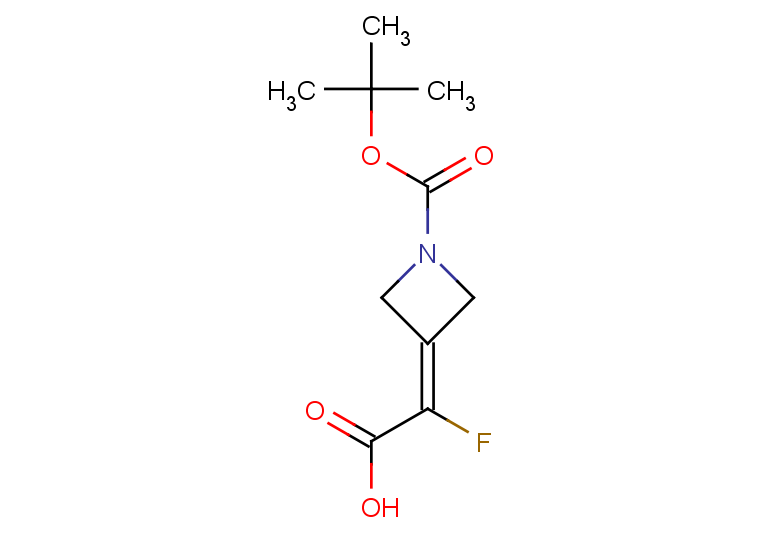 2-{1-[(tert-butoxy)carbonyl]azetidin-3-ylidene}-2-fluoroacetic acid
