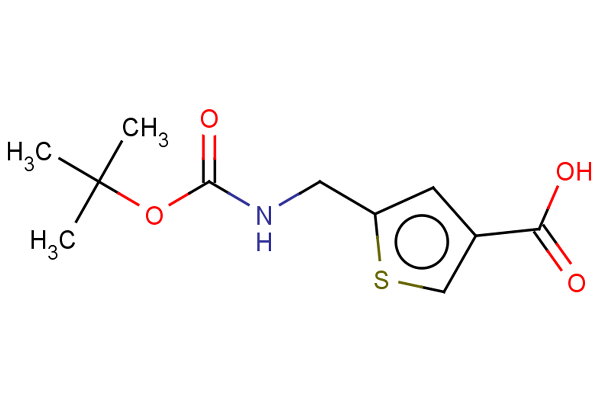 5-({[(tert-butoxy)carbonyl]amino}methyl)thiophene-3-carboxylic acid