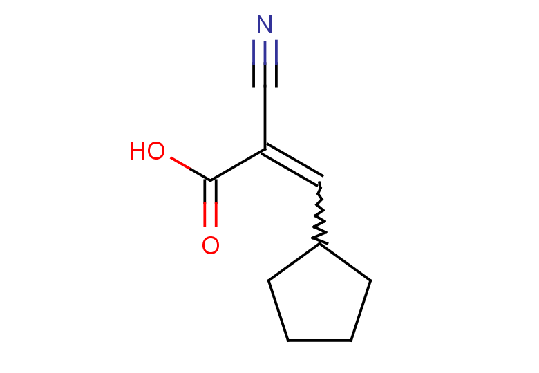 2-cyano-3-cyclopentylprop-2-enoic acid