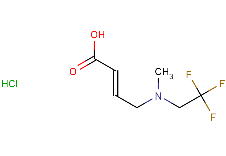 (2E)-4-[methyl(2,2,2-trifluoroethyl)amino]but-2-enoic acid hydrochloride