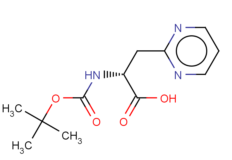 (2R)-2-{[(tert-butoxy)carbonyl]amino}-3-(pyrimidin-2-yl)propanoic acid