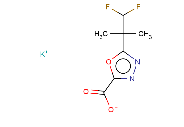 potassium 5-(1,1-difluoro-2-methylpropan-2-yl)-1,3,4-oxadiazole-2-carboxylate