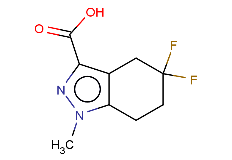 5,5-difluoro-1-methyl-4,5,6,7-tetrahydro-1H-indazole-3-carboxylic acid