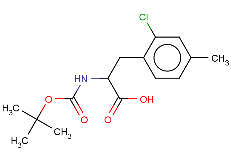 2-{[(tert-butoxy)carbonyl]amino}-3-(2-chloro-4-methylphenyl)propanoic acid