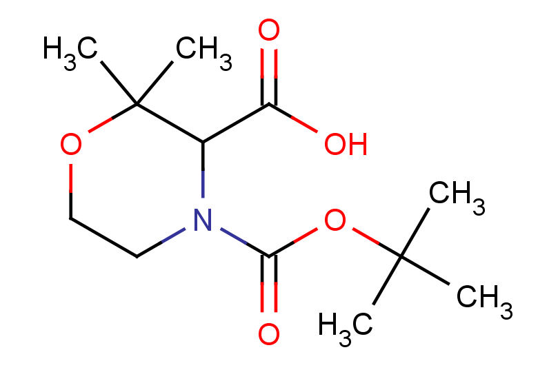 4-[(tert-butoxy)carbonyl]-2,2-dimethylmorpholine-3-carboxylic acid