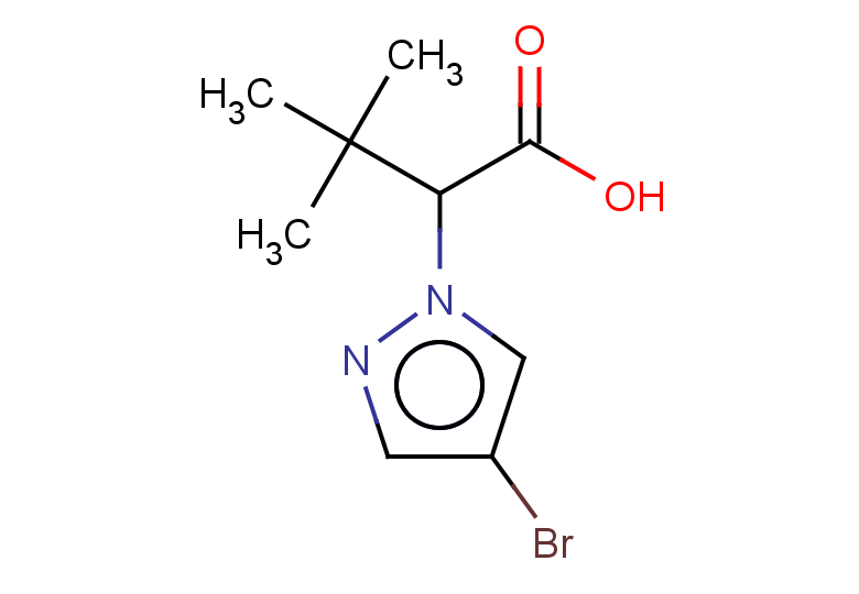 2-(4-bromo-1H-pyrazol-1-yl)-3,3-dimethylbutanoic acid