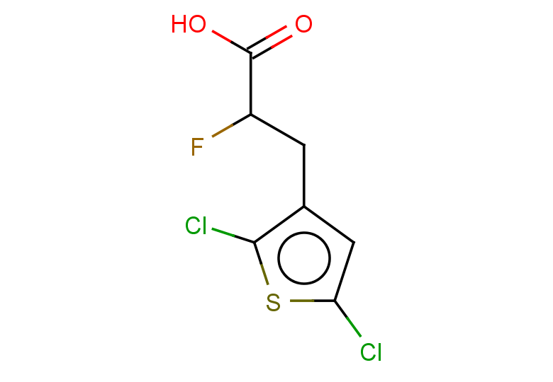 3-(2,5-dichlorothiophen-3-yl)-2-fluoropropanoic acid