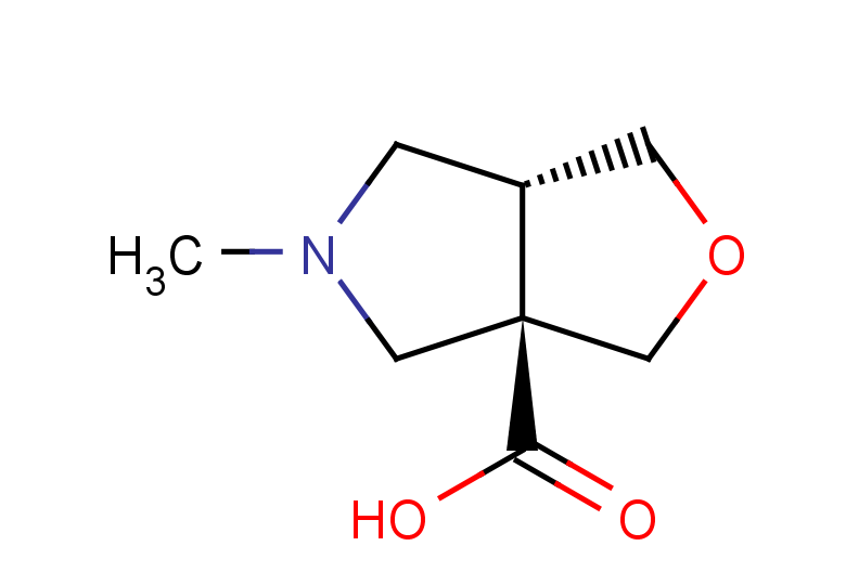 rac-(3aR,6aR)-5-methyl-hexahydro-1H-furo[3,4-c]pyrrole-3a-carboxylic acid, trans