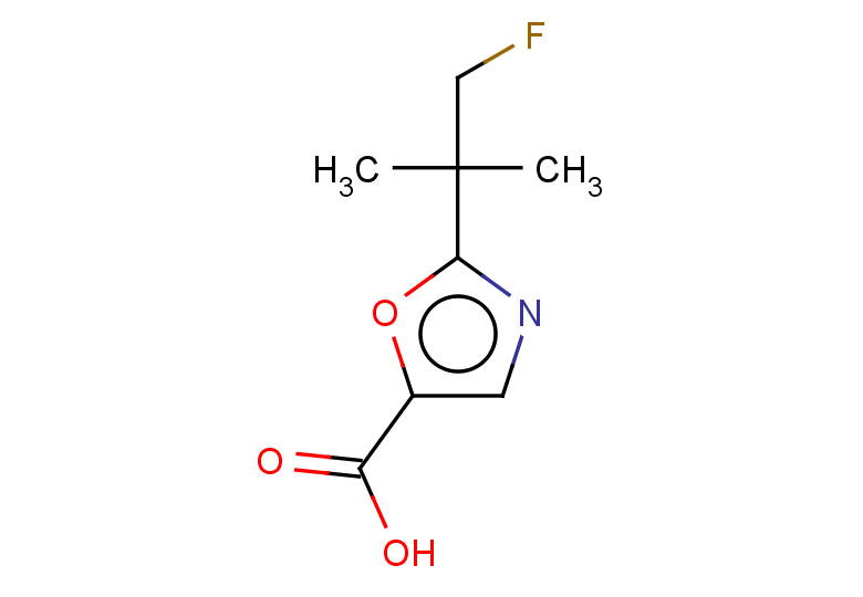 2-(1-fluoro-2-methylpropan-2-yl)-1,3-oxazole-5-carboxylic acid