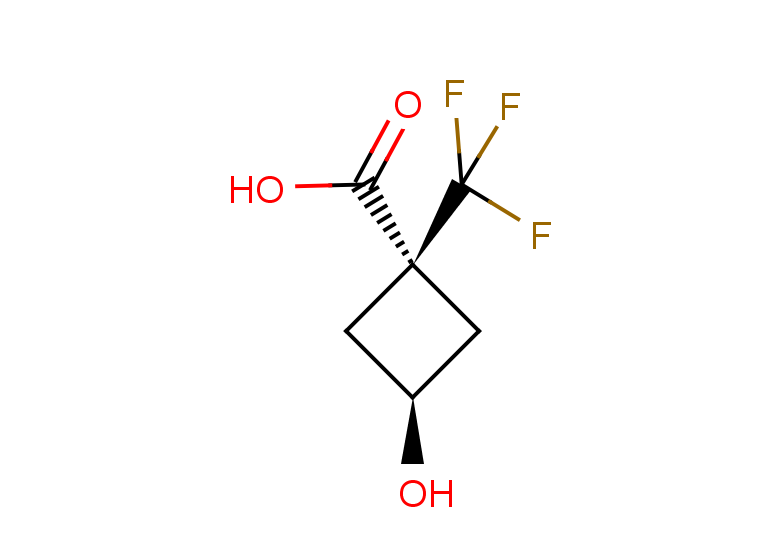 3-hydroxy-1-(trifluoromethyl)cyclobutane-1-carboxylic acid