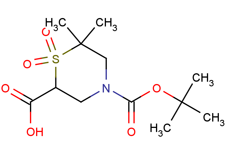 4-[(tert-butoxy)carbonyl]-6,6-dimethyl-1,1-dioxo-1lambda6-thiomorpholine-2-carboxylic acid
