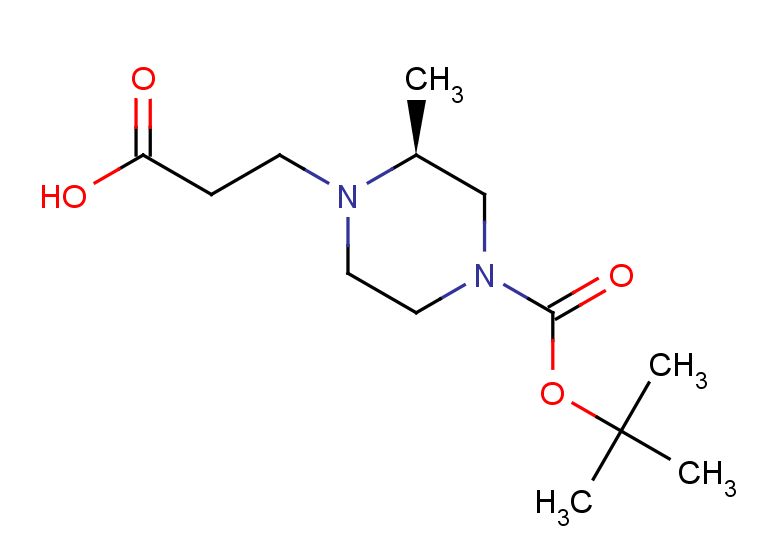 3-[(2S)-4-[(tert-butoxy)carbonyl]-2-methylpiperazin-1-yl]propanoic acid