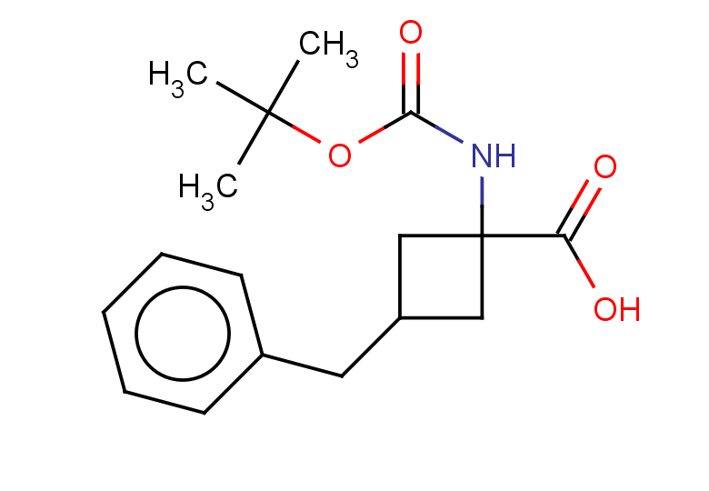 3-benzyl-1-{[(tert-butoxy)carbonyl]amino}cyclobutane-1-carboxylic acid