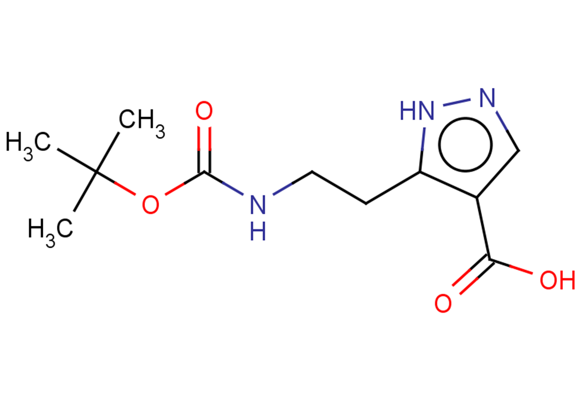 5-(2-{[(tert-butoxy)carbonyl]amino}ethyl)-1H-pyrazole-4-carboxylic acid