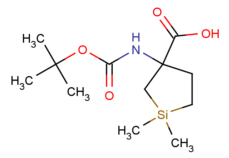 3-{[(tert-butoxy)carbonyl]amino}-1,1-dimethylsilolane-3-carboxylic acid