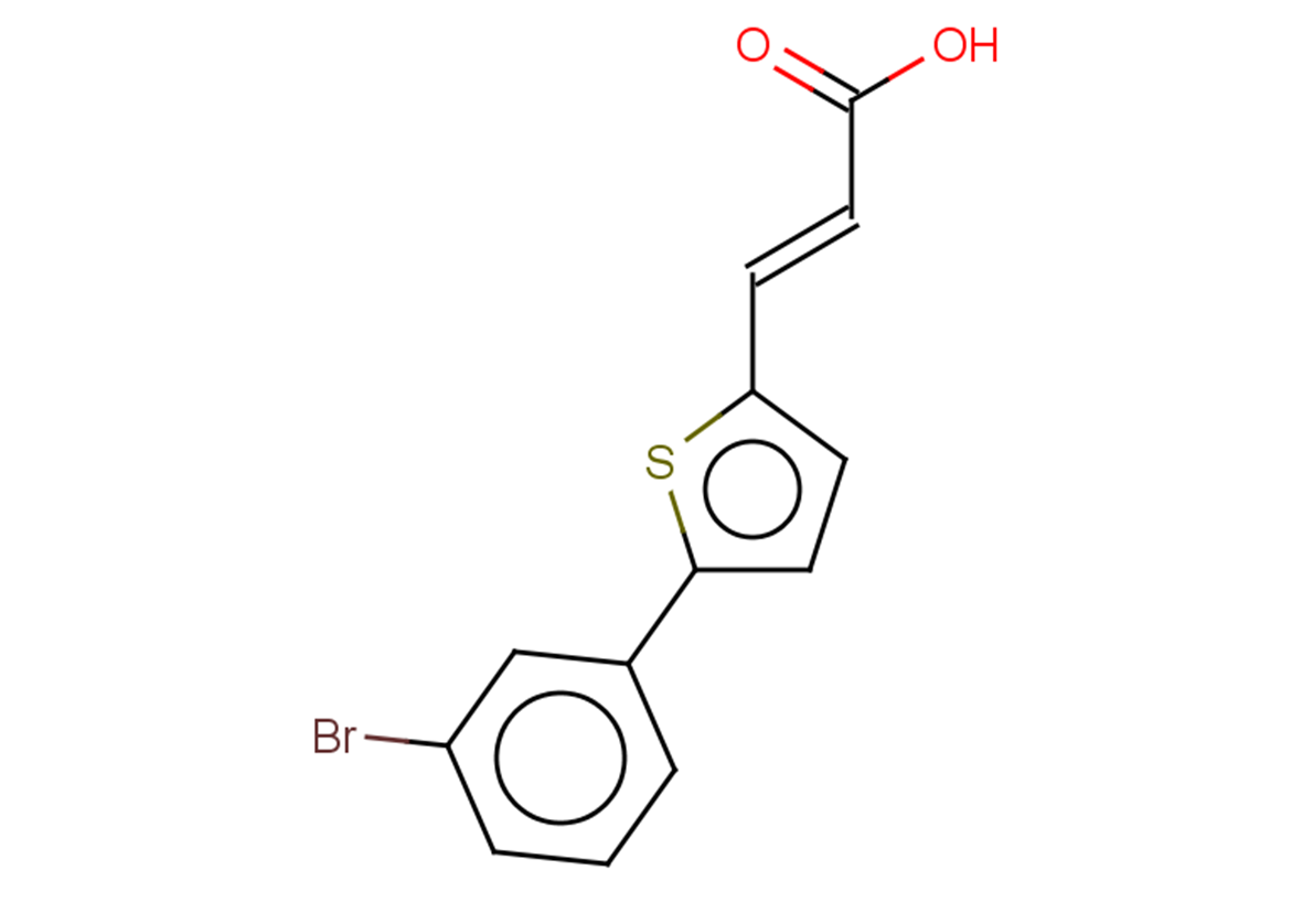 (2E)-3-[5-(3-bromophenyl)thiophen-2-yl]prop-2-enoic acid