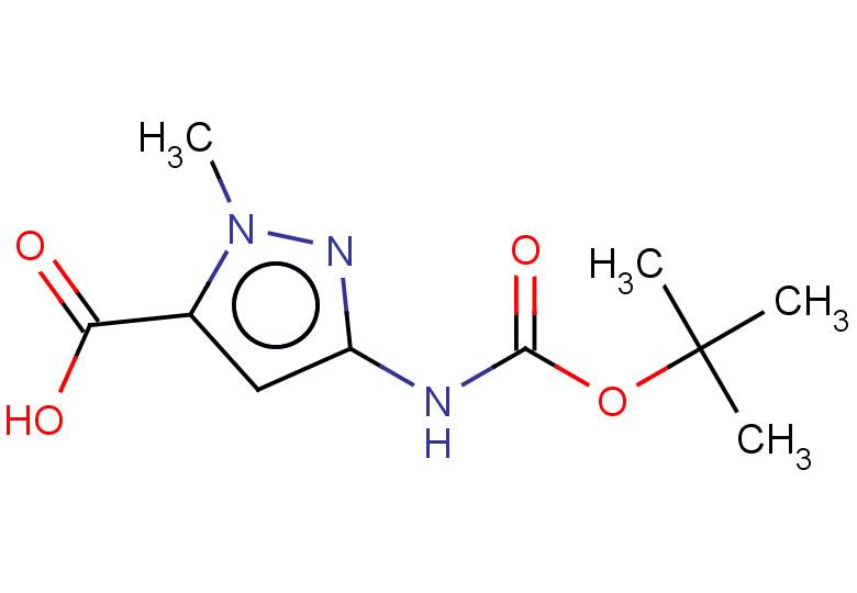3-{[(tert-butoxy)carbonyl]amino}-1-methyl-1H-pyrazole-5-carboxylic acid