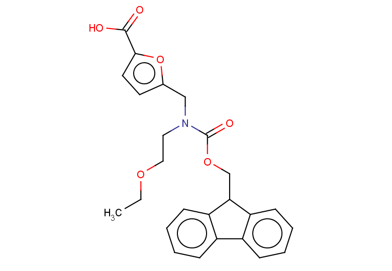 5-{[(2-ethoxyethyl)[(9H-fluoren-9-ylmethoxy)carbonyl]amino]methyl}furan-2-carboxylic acid