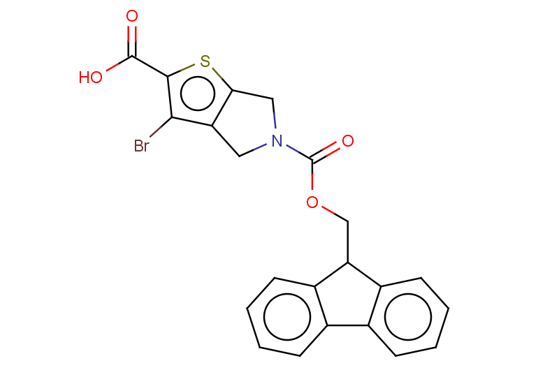 3-bromo-5-{[(9H-fluoren-9-yl)methoxy]carbonyl}-4H,5H,6H-thieno[2,3-c]pyrrole-2-carboxylic acid