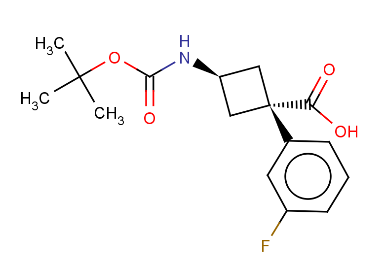 3-{[(tert-butoxy)carbonyl]amino}-1-(3-fluorophenyl)cyclobutane-1-carboxylic acid
