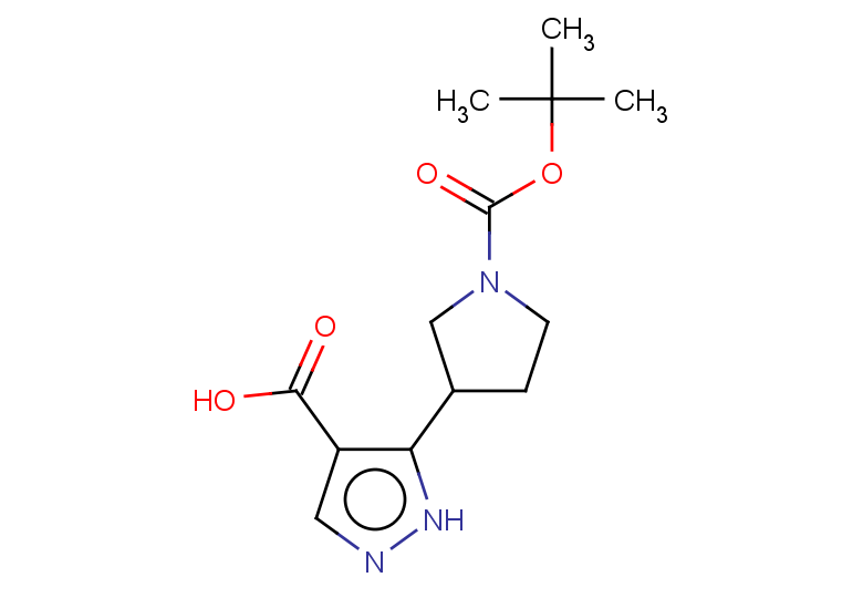 5-{1-[(tert-butoxy)carbonyl]pyrrolidin-3-yl}-1H-pyrazole-4-carboxylic acid
