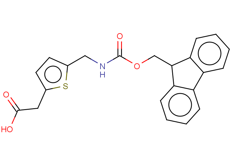 2-{5-[({[(9H-fluoren-9-yl)methoxy]carbonyl}amino)methyl]thiophen-2-yl}acetic acid