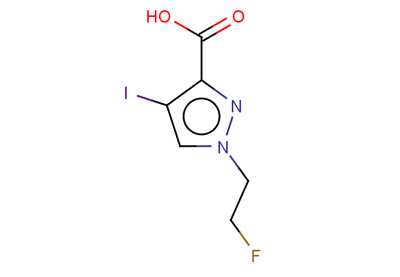 1-(2-fluoroethyl)-4-iodo-1H-pyrazole-3-carboxylic acid