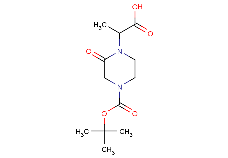 2-{4-[(tert-butoxy)carbonyl]-2-oxopiperazin-1-yl}propanoic acid