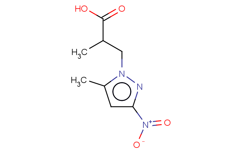 2-methyl-3-(5-methyl-3-nitro-1H-pyrazol-1-yl)propanoic acid