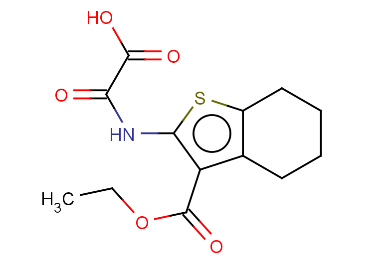 {[3-(ethoxycarbonyl)-4,5,6,7-tetrahydro-1-benzothiophen-2-yl]carbamoyl}formic acid