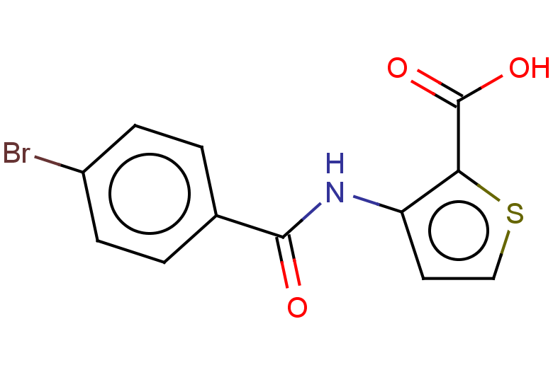 3-(4-bromobenzamido)thiophene-2-carboxylic acid