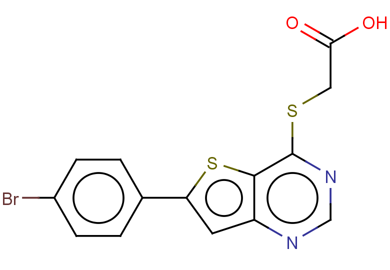 2-((6-(4-bromophenyl)thieno[3,2-d]pyrimidin-4-yl)thio)acetic acid